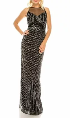 Adrianna Papell - AP1E205824 Illusion Bateau Fitted Evening Dress -Deals Adrianna Papell Store adrianna papell ap1e205824 illusion bateau fitted evening dress evening dresses 28655298576467
