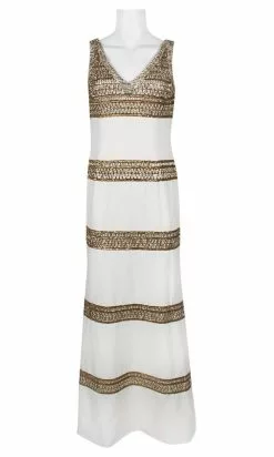 Adrianna Papell - AP1E206786 Embellished V-Neck Sheath Dress 9 Adrianna Papell - AP1E206786 Embellished V-Neck Sheath Dress -Deals Adrianna Papell Store adrianna papell ap1e206786 embellished v neck sheath dress evening dresses 14847159861331