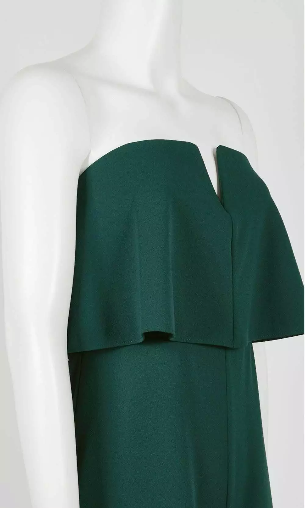 Adrianna Papell - AP1E206916 Strapless Flounce Bodice Crepe Jumpsuit 8 Adrianna Papell - AP1E206916 Strapless Flounce Bodice Crepe Jumpsuit - Image 8