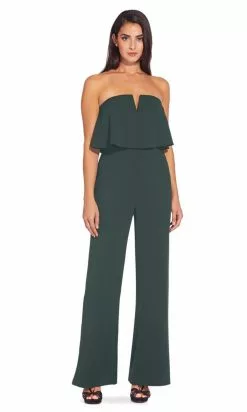 Adrianna Papell - AP1E206916 Strapless Flounce Bodice Crepe Jumpsuit 12 Adrianna Papell - AP1E206916 Strapless Flounce Bodice Crepe Jumpsuit -Deals Adrianna Papell Store adrianna papell ap1e206916 strapless flounce bodice crepe jumpsuit special occasion dress 2 dusty emerald 14840078270547