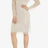 Adrianna Papell AP1E208662 - Long Sleeve Illusion Cocktail Dress