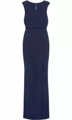 Adrianna Papell AP1E208964 - Sleeveless Jewel Neck Formal Dress -Deals Adrianna Papell Store adrianna papell ap1e208964 sleeveless jewel neck formal dress evening dresses 30104210210899