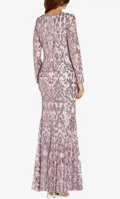 Front Page -Deals Adrianna Papell Store adrianna papell ap1e209103 v neck sequined evening gown mother of the bride dresses 31711477563475