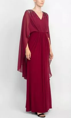 Adrianna Papell AP1E209131 - Chiffon V Neck Beaded Dress 6 Adrianna Papell AP1E209131 - Chiffon V Neck Beaded Dress -Deals Adrianna Papell Store adrianna papell ap1e209131 chiffon v neck beaded dress mother of the bride dresses 31711674728531