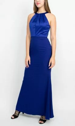 Adrianna Papell AP1E209240 - Halter Trumpet Evening Dress -Deals Adrianna Papell Store adrianna papell ap1e209240 halter trumpet evening dress evening dresses 31652881301587