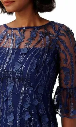 Adrianna Papell AP1E209716 - Bateau Embroidered Evening Gown -Deals Adrianna Papell Store adrianna papell ap1e209716 bateau embroidered evening gown evening dresses 31654734528595