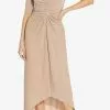 Adrianna Papell AP1E209926 - Metallic High Low Evening Dress
