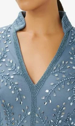 Adrianna Papell AP1E209946 P - Beaded Quarter Sleeve Evening Gown 7 Adrianna Papell AP1E209946 P - Beaded Quarter Sleeve Evening Gown -Deals Adrianna Papell Store adrianna papell ap1e209946 p beaded quarter sleeve evening gown evening dresses 31654736855123