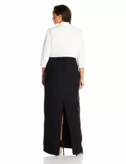 Adrianna Papell - Contrast Beaded Dress 81907701 -Deals Adrianna Papell Store adrianna papell contrast beaded dress 81907701 special occasion dress 28786886082643