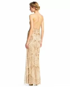 Adrianna Papell - Halter Long Dress AP1E200177 -Deals Adrianna Papell Store adrianna papell halter long dress ap1e200177 special occasion dress 28966529302611