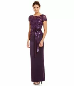 Adrianna Papell - Lace Long Dress 81929760