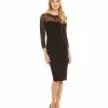 Adrianna Papell - Long Sleeve Cocktail Dress AP1E200120
