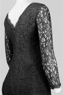 Adrianna Papell - Long Sleeves Lace Long Dress 91879130 -Deals Adrianna Papell Store adrianna papell long sleeves lace long dress 91879130 special occasion dress 5446055002169