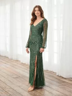 Adrianna Papell Platinum 40400 - Sequin V Neck Evening Dress 7 Adrianna Papell Platinum 40400 - Sequin V Neck Evening Dress -Deals Adrianna Papell Store adrianna papell platinum 40400 sequin v neck evening dress evening dresses 32312321900627