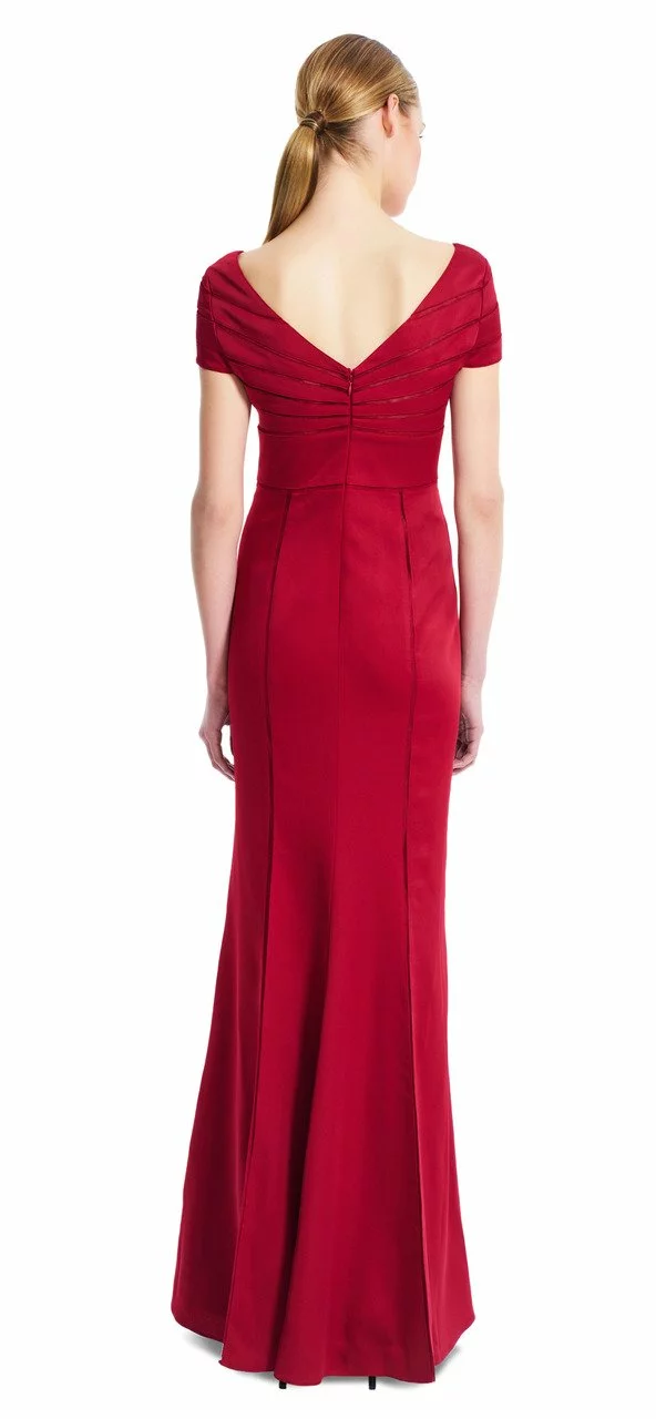 Adrianna Papell - Satin Sheath Dress 81909150 2 Adrianna Papell - Satin Sheath Dress 81909150 - Image 2