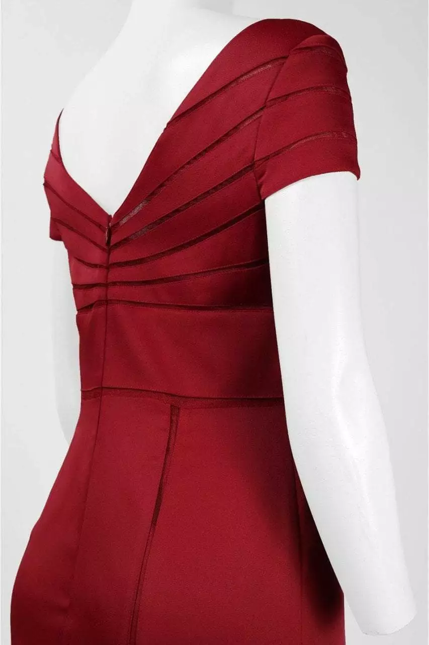 Adrianna Papell - Satin Sheath Dress 81909150 3 Adrianna Papell - Satin Sheath Dress 81909150 - Image 3