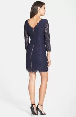 Adrianna Papell - Scalloped Lace Dress 41864782 -Deals Adrianna Papell Store adrianna papell scalloped lace dress 41864782 special occasion dress 28966695764051