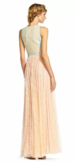 Adrianna Papell - Sleeveless Colorblock Dress AP1E200930 -Deals Adrianna Papell Store adrianna papell sleeveless colorblock dress ap1e200930 special occasion dress 28786911248467