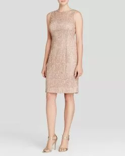 Adrianna Papell - Sleeveless Illusion Lace Cocktail Dress 41889120 -Deals Adrianna Papell Store adrianna papell sleeveless illusion lace cocktail dress 41889120 special occasion dress 5446214680633