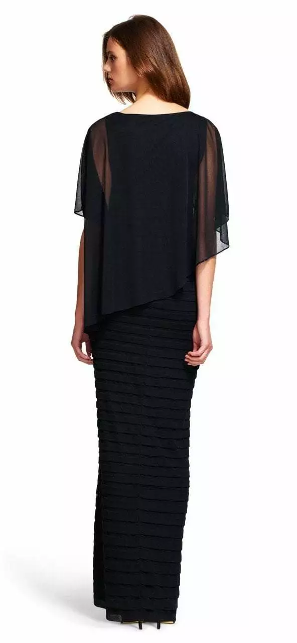 Adrianna Papell - Square Neck Jersey Dress 81930490 2 Adrianna Papell - Square Neck Jersey Dress 81930490 - Image 2