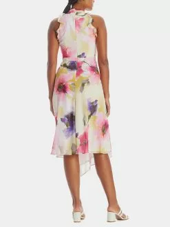 Adrianna Papell Printed Chiffon Halter Dress -Deals Adrianna Papell Store b8483daf ce4f 4c47 993c f72f7c4eaf78