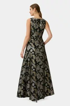 Adrianna Papell Floral Jacquard Gown -Deals Adrianna Papell Store bbf5280a 04a4 4d27 933e 90c3f80e2ee2