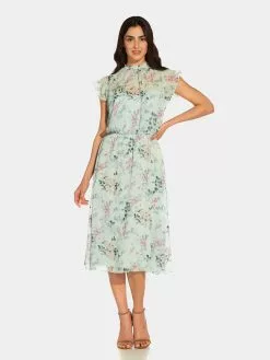 Adrianna Papell Short Printed Chiffon Dress -Deals Adrianna Papell Store c8dbcbfb d1bf 4185 8a44 62181dbdc30f