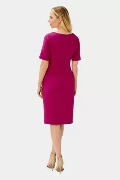 Adrianna Papell Knit Crepe Midi Dress -Deals Adrianna Papell Store cb246df6 fea4 47d0 98ff 89001db5d004