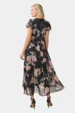 Adrianna Papell Metallic Chiffon Jumpsuit -Deals Adrianna Papell Store cbcd4121 4353 43da bb94 f30b387b162b