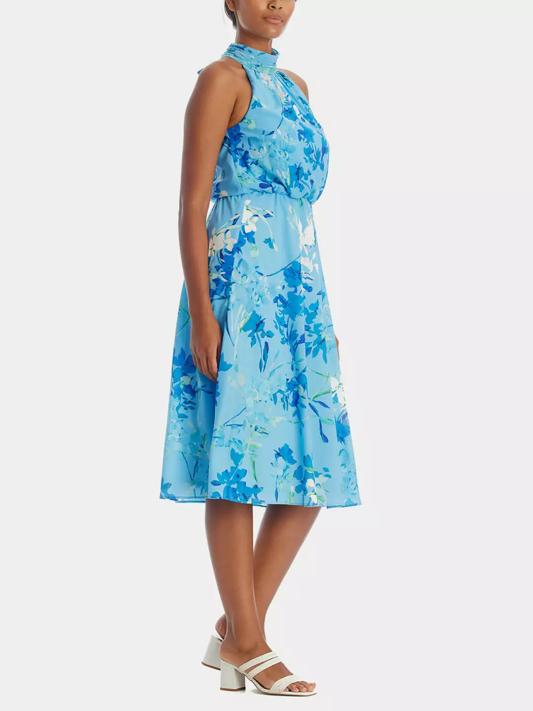 Adrianna Papell Floral Print Midi Dress 5 Adrianna Papell Floral Print Midi Dress - Image 5