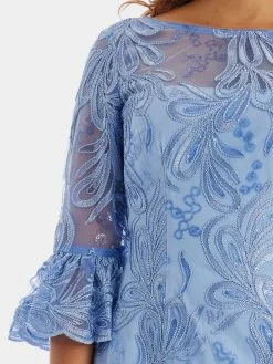 Adrianna Papell Bell Sleeve Embroidery Dress 11 Adrianna Papell Bell Sleeve Embroidery Dress -Deals Adrianna Papell Store d57a055b 7fb6 4ef8 a26d 3b839276134c