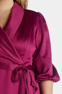 Adrianna Papell Satin Crepe Wrap Dress -Deals Adrianna Papell Store d83474fa bb0e 4e88 a00c 5c8295bd0388 6105ff02 ec13 4797 8ffc 146926dc29cb