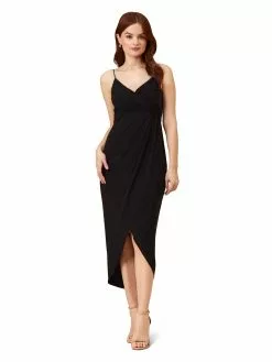 Adrianna Papell Draped Jersey Wrap Gown -Deals Adrianna Papell Store d8de9d1c e9d6 492e 9446 2a16ec574829