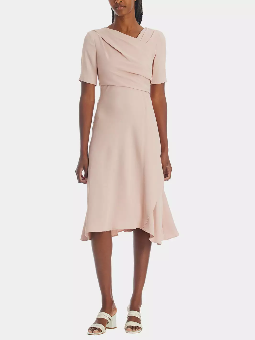 Adrianna Papell Soft Draped A-Line Dress 1 Adrianna Papell Soft Draped A-Line Dress