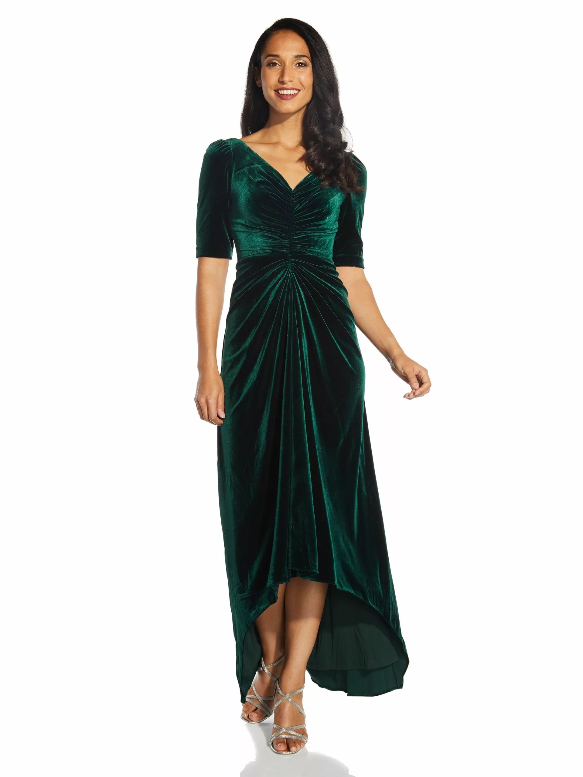 Adrianna Papell Covered Velvet Gown 5 Adrianna Papell Covered Velvet Gown - Image 5
