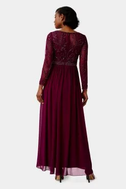 Adrianna Papell Beaded Chiffon Gown -Deals Adrianna Papell Store ee6a30a5 3b3e 49d4 a448 f530afead151
