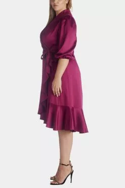 Adrianna Papell Satin Crepe Wrap Dress -Deals Adrianna Papell Store eeb1792d aa01 4b70 978c 70d38d497f22 b7f228c4 ccfb 4c80 836d f767f9846d6f