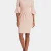 Adrianna Papell Rio Knit Draped Sheath Dress